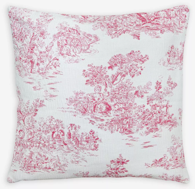 Jacquard cushion cover (Coraline. red)